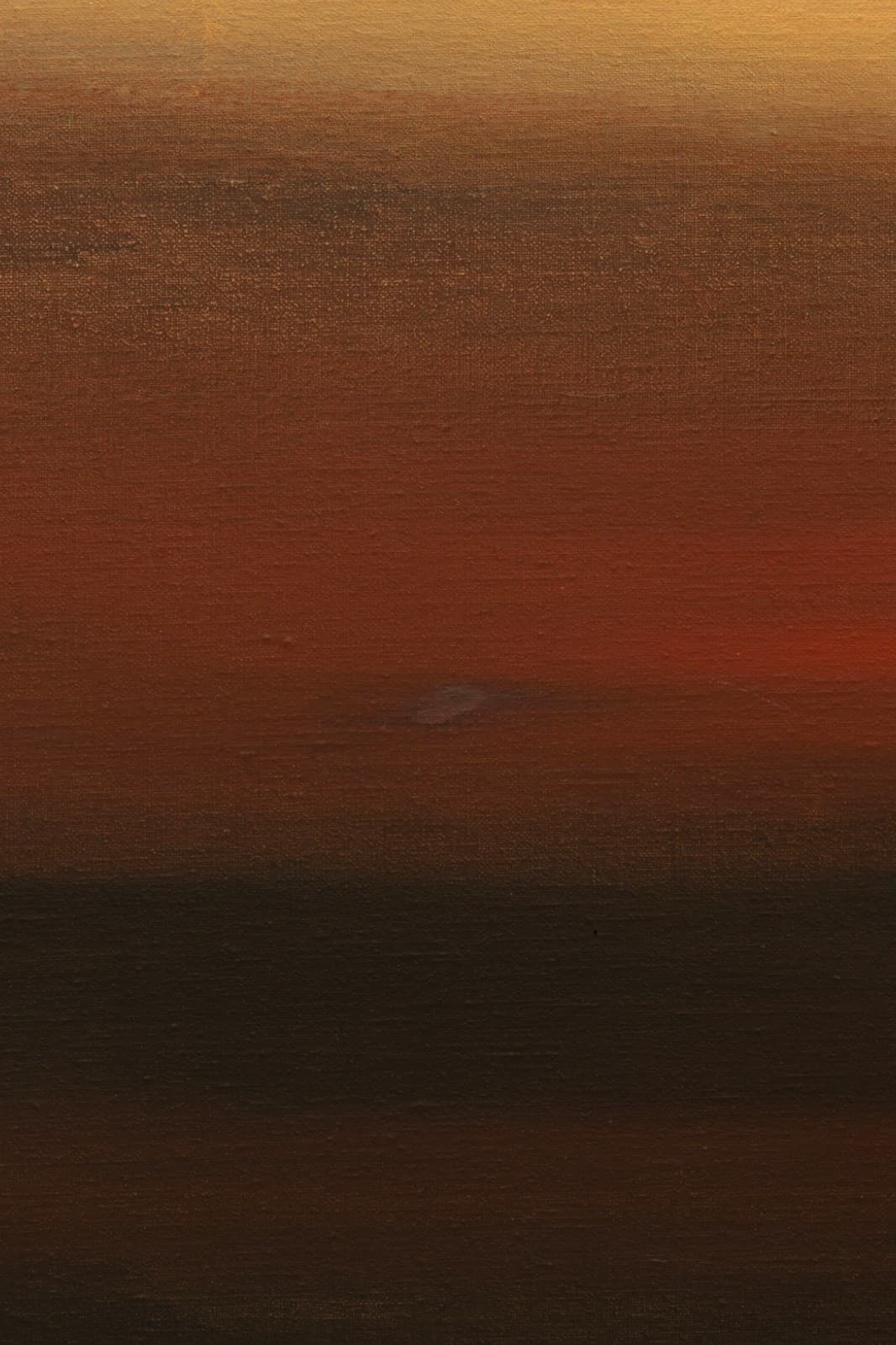 Richard Koslow - Untitled (Red & Black Abstract) 1970s Signed Acrylic on Canvas - Thumbnail 5