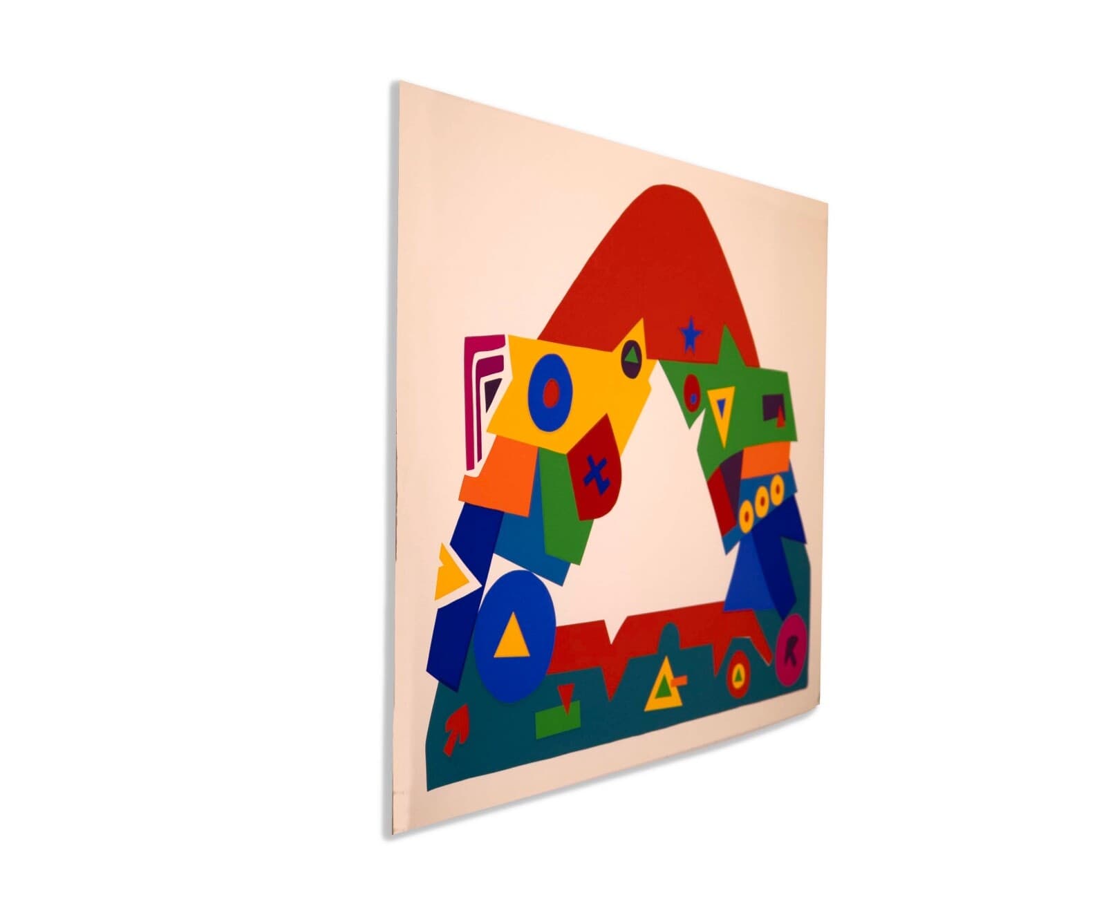 Daniel Gelakoska Star Dome Contemporary Serigraph with Embossed Artist Seal - Thumbnail 2