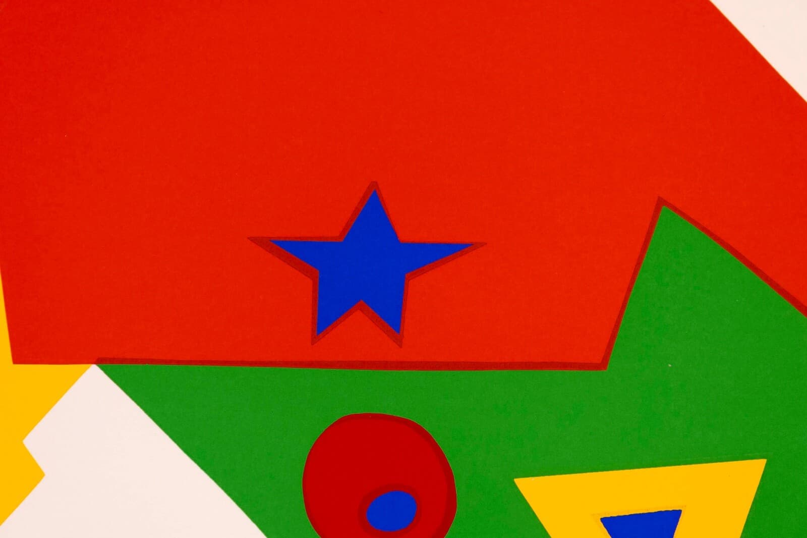 Daniel Gelakoska Star Dome Contemporary Serigraph with Embossed Artist Seal - Thumbnail 4