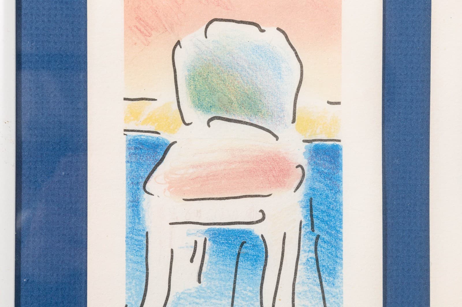 Peter Max New Chair & Old Chair 1981 Signed Lithograph in Color 31/280 & 44/280 - Thumbnail 2