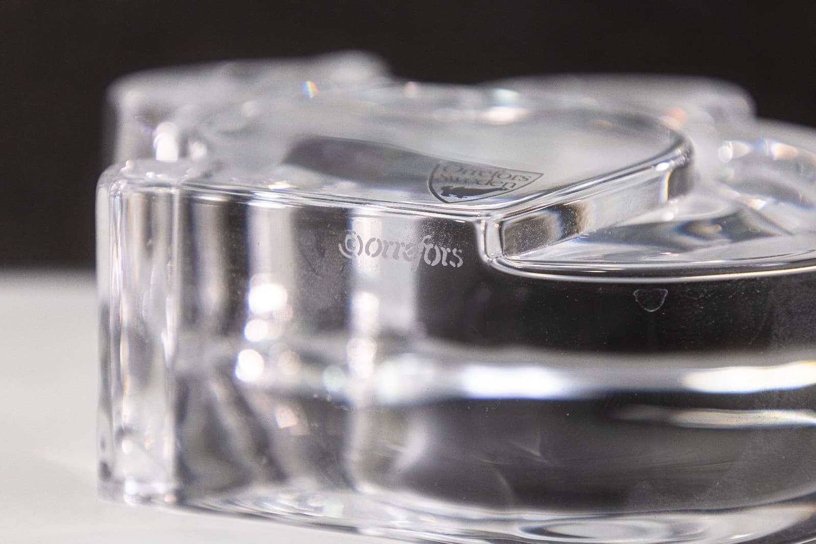 Orrefors Sweden Crystal Glass Figurines (6) Elephant, Monkey, Hippo, Mouse, Squi - Thumbnail 10