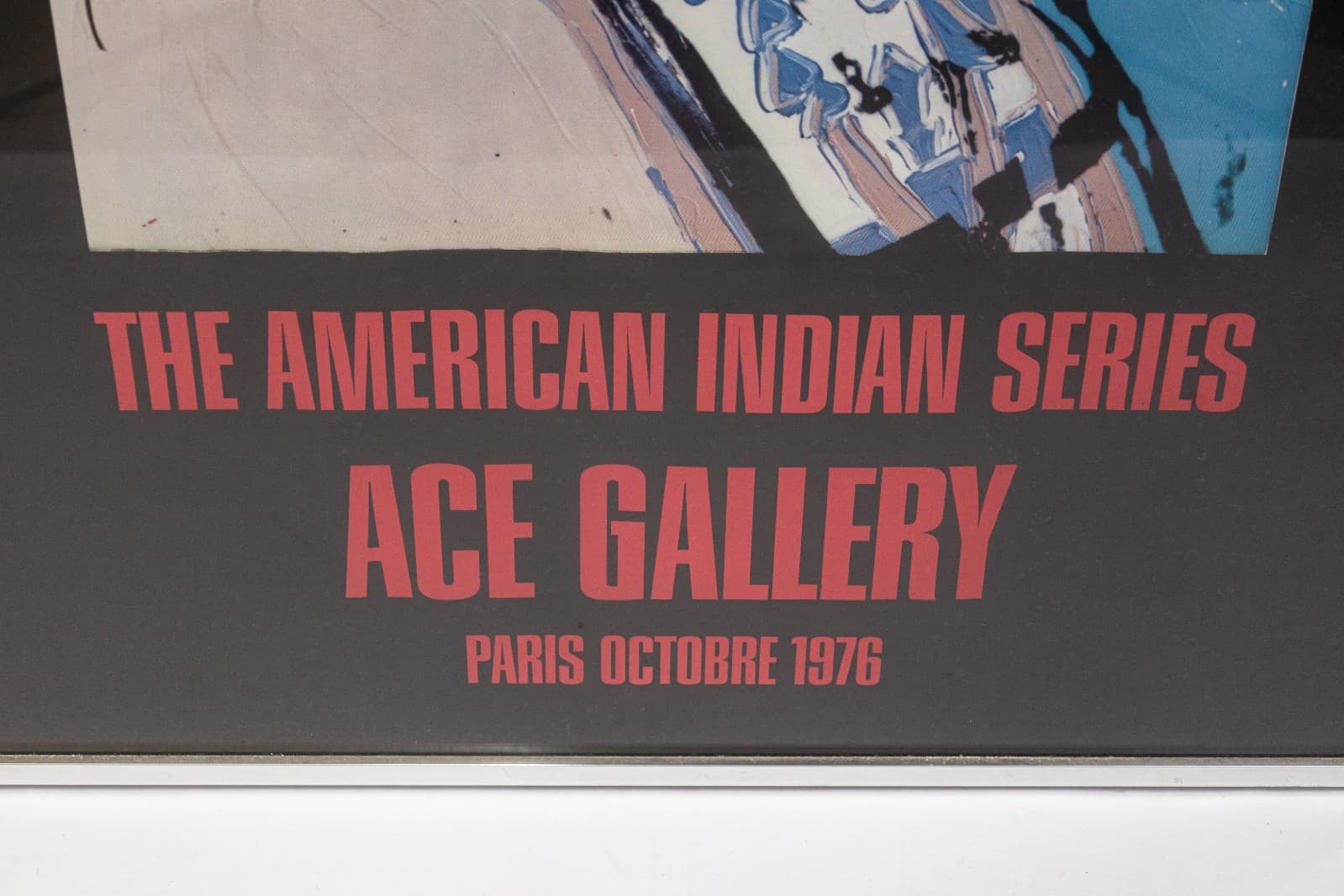Andy Warhol The American Indian Series 1976 Signed Exhibition Poster Ace Gallery - Thumbnail 6