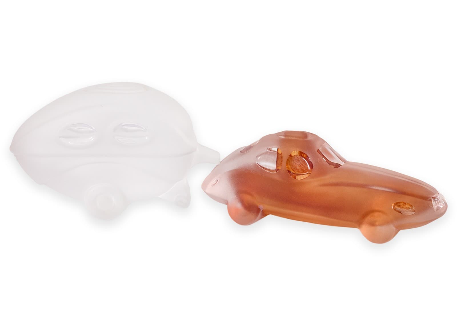 Olle Brozen for Kosta Boda Sweden Car-toon Series 2003/2004 Signed Art Glass