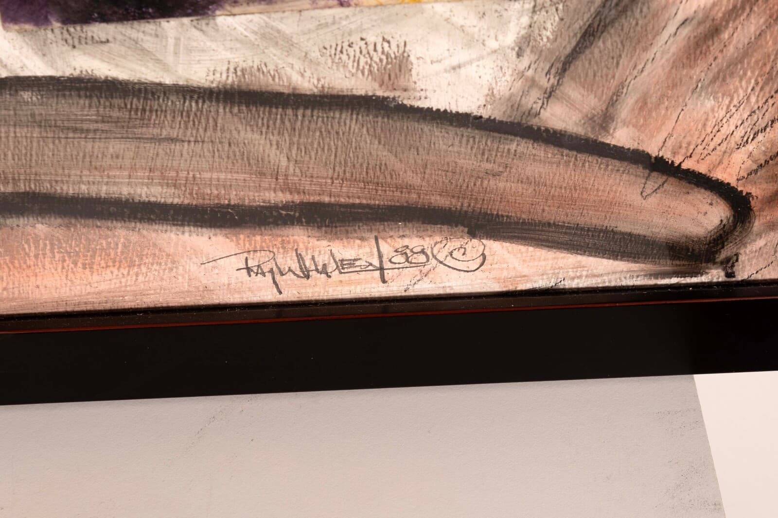 Ray Spave Press Signed Contemporary Abstract Mixed Media Painting on Paper - Thumbnail 8
