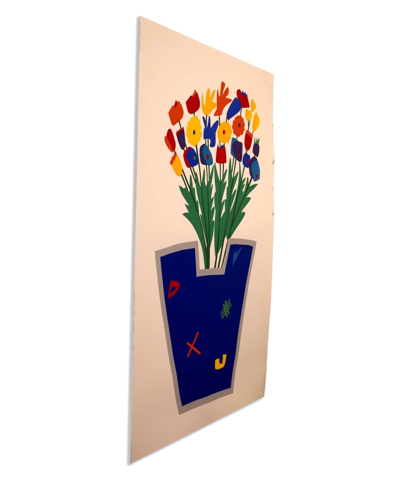 Daniel Gelakoska Mae’s Vase Contemporary Serigraph with Embossed Artist Seal - Thumbnail 2