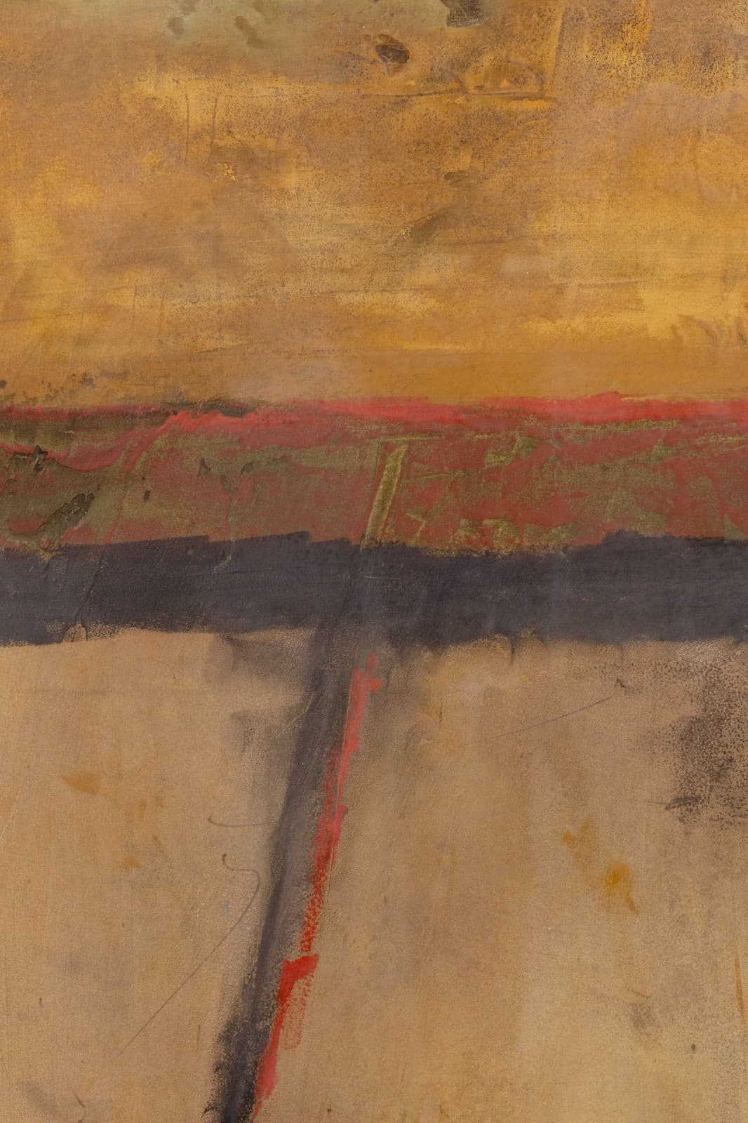 John Baughman - Kadesh I-15, 2002 Signed Contemporary Mixed-Media Paper Framed - Thumbnail 5