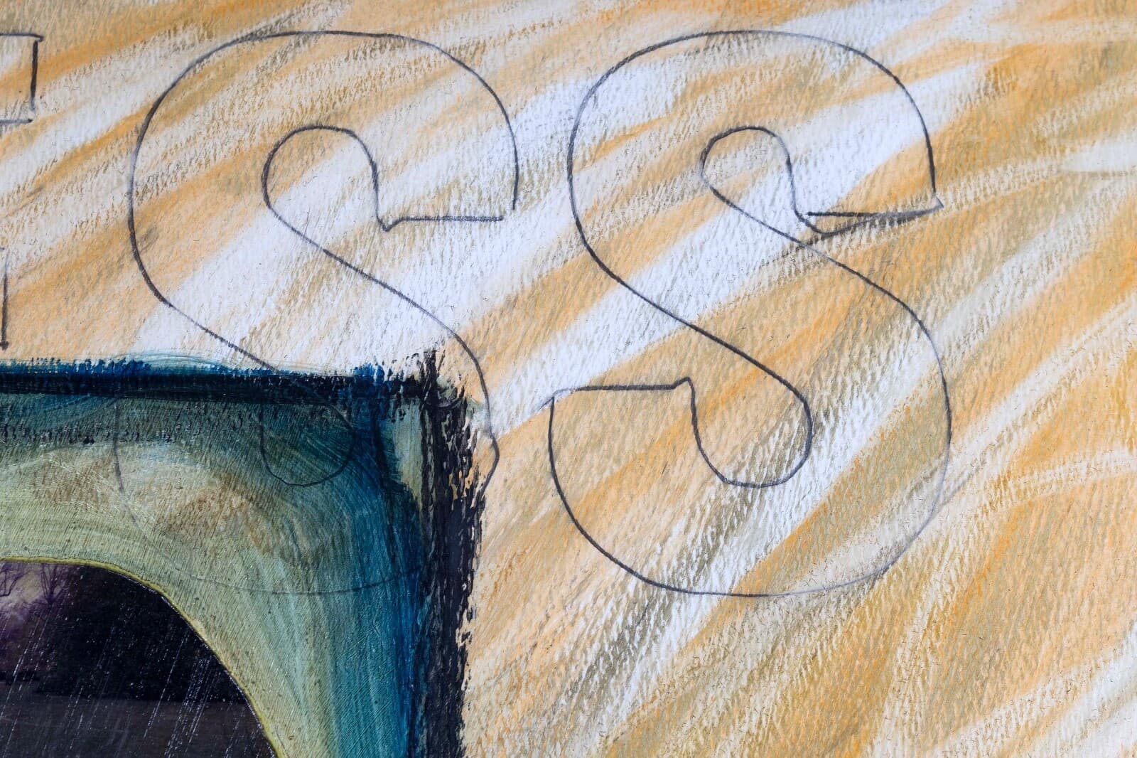 Ray Spave Press Signed Contemporary Abstract Mixed Media Painting on Paper - Thumbnail 9