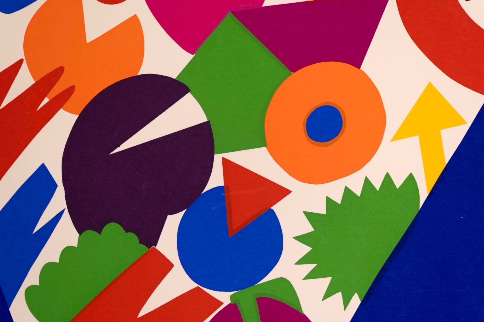 Daniel Gelakoska Blue Vase with Shapes Contemporary Serigraph with Embossed - Thumbnail 3