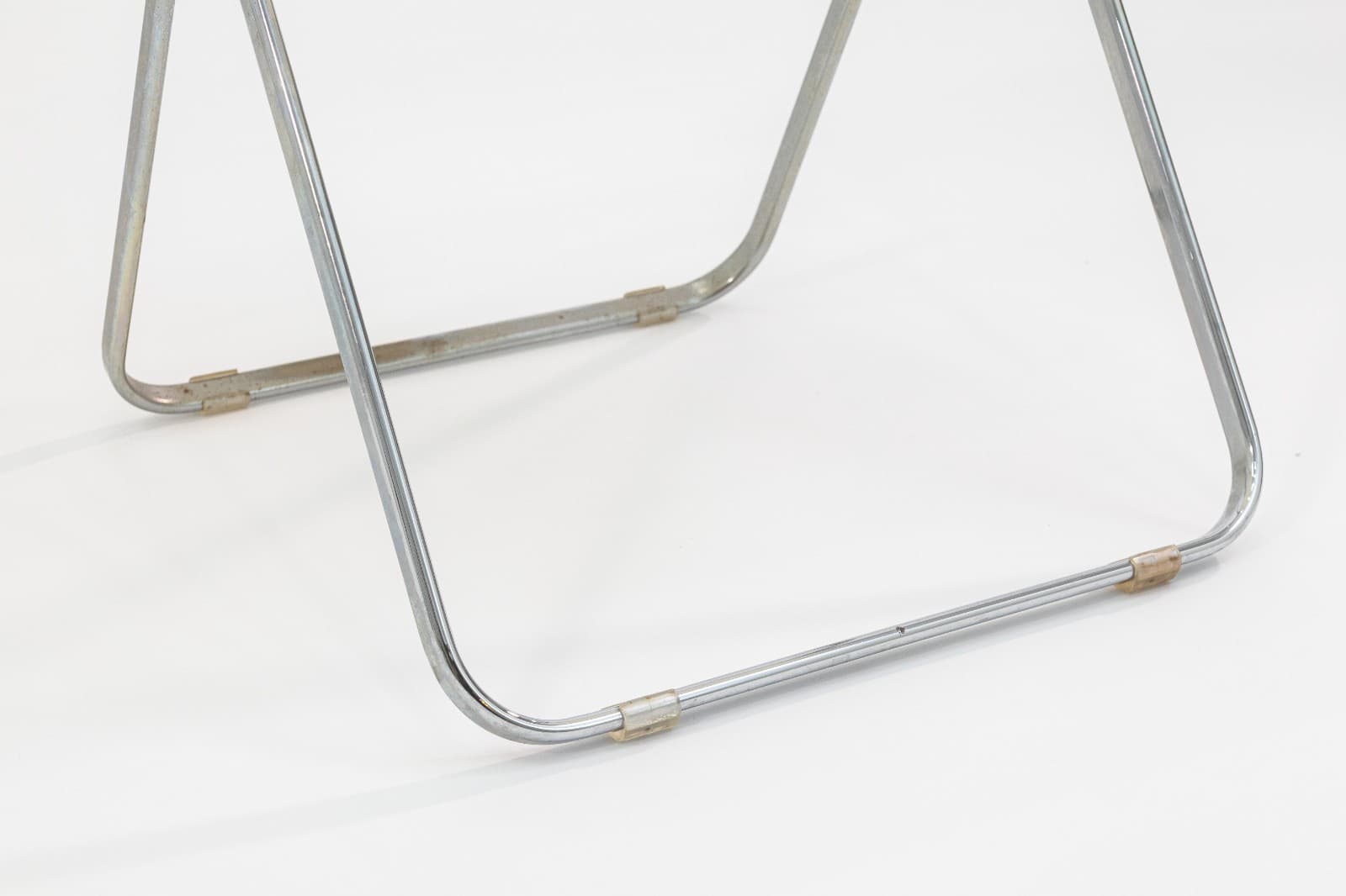 Set of 8 Giancarlo Piretti Plia Folding Chairs for Castelli Vintage Italian - Thumbnail 9