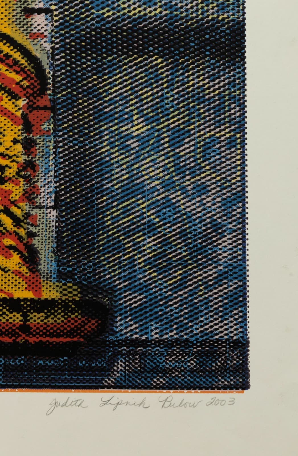 Judith Lipnik Perlow Column Series II 2003 Signed Serigraph in Colors on Paper - Thumbnail 3