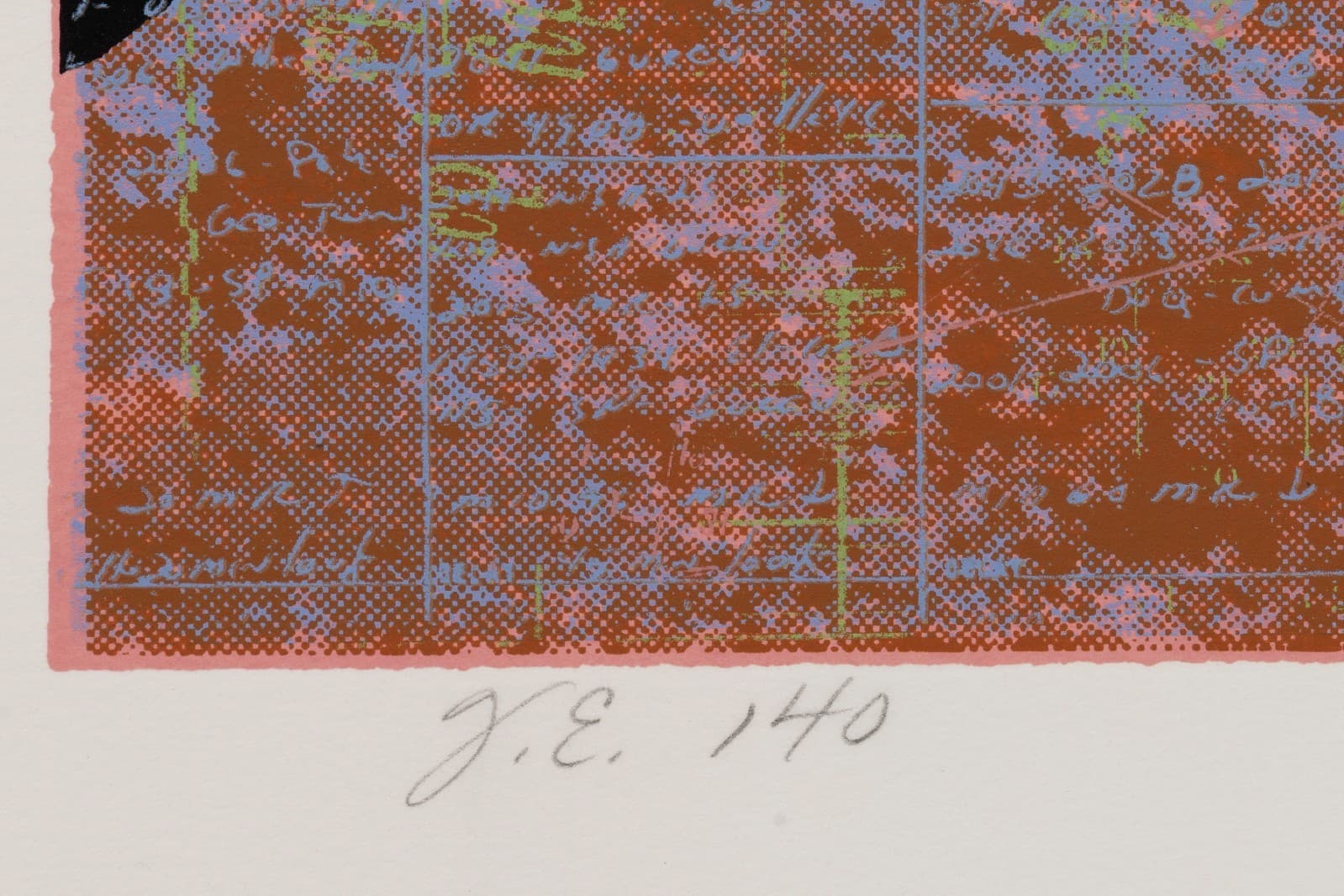 Judith Lipnik Perlow Bridgework Series 2005 Signed Serigraph in Colors on Paper - Thumbnail 3
