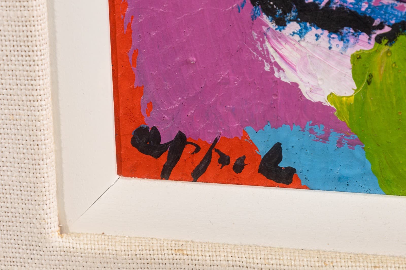 Karel Appel, Tete 1968 Signed Original Acrylic on Board CoBrA Art Movement - Thumbnail 7