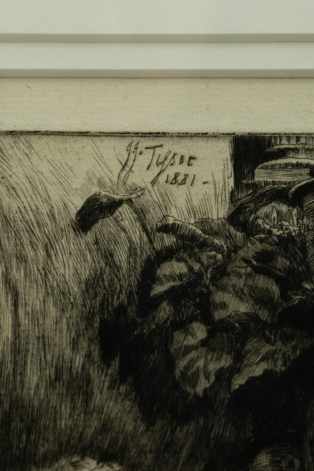 James Jacques Tissot La Soeur Ainee 1881 Etching and Drypoint on Laid Paper - Thumbnail 4