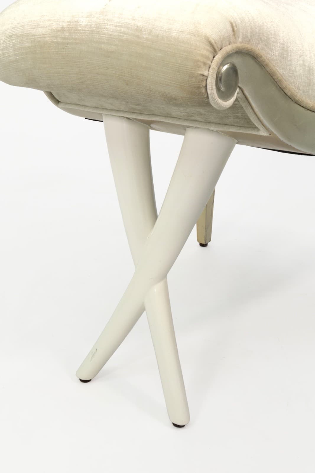 Christopher Guy Ferragamo Crossed Leg Vanity Stool - Thumbnail 5