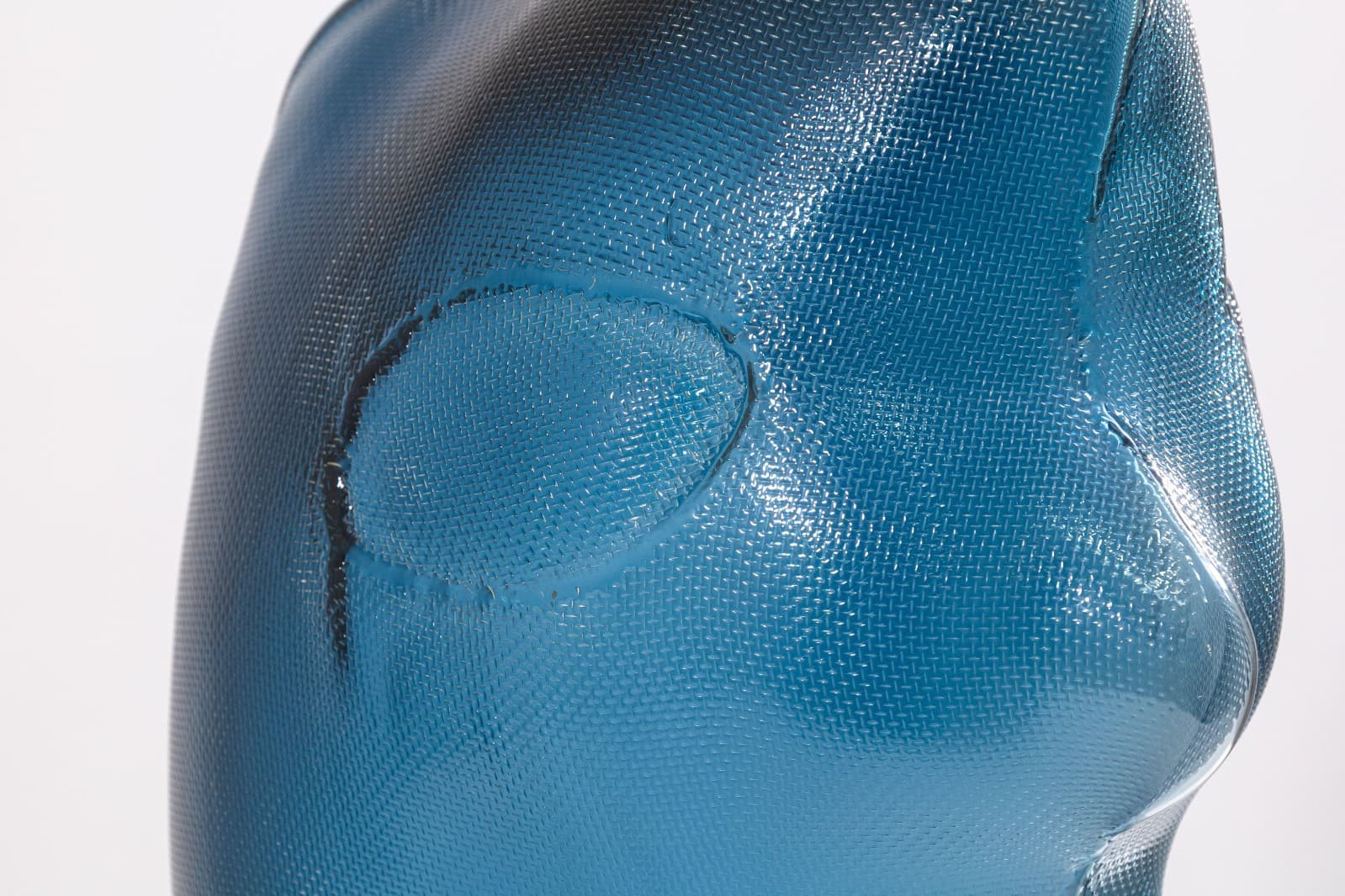Vanessa Mitrani Roche Bobois Blue Head Hand-Blown Glass Contemporary Sculpture - Thumbnail 3