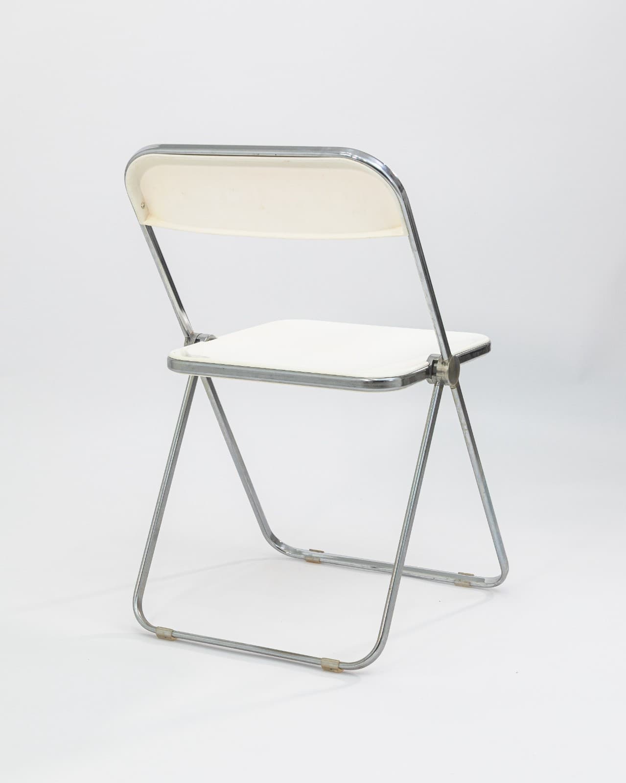Set of 8 Giancarlo Piretti Plia Folding Chairs for Castelli Vintage Italian - Thumbnail 6