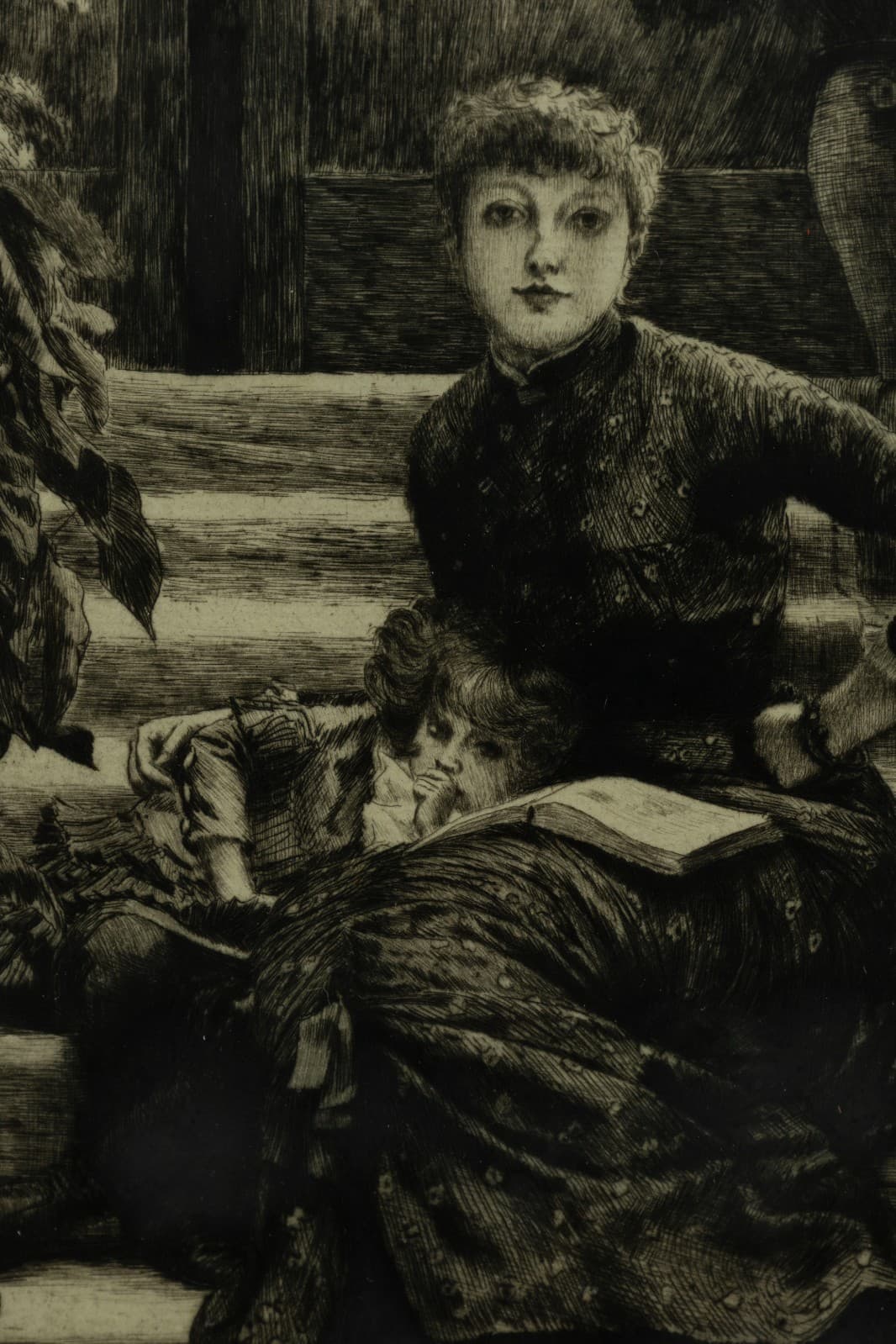 James Jacques Tissot La Soeur Ainee 1881 Etching and Drypoint on Laid Paper - Thumbnail 3