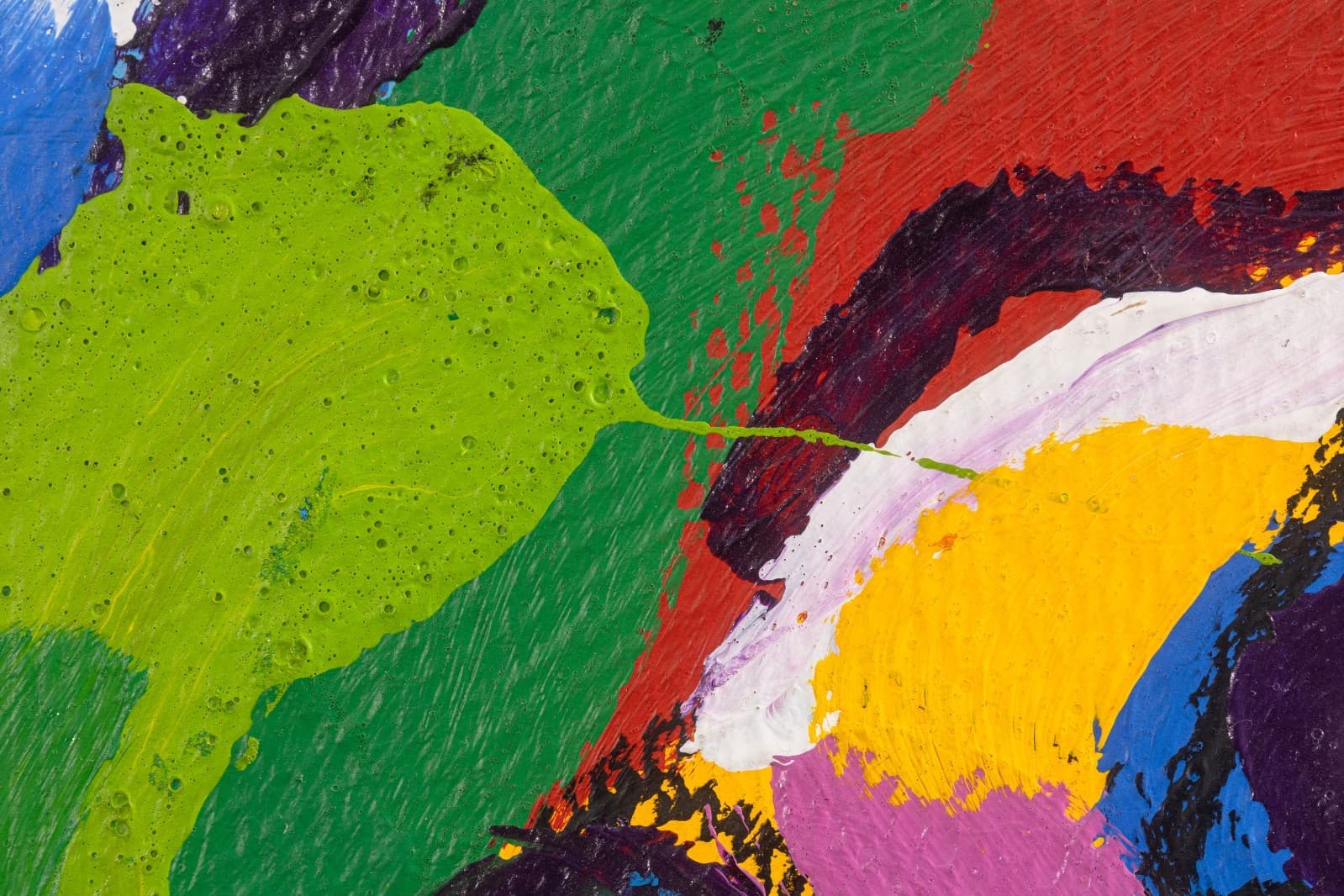 Karel Appel, Tete 1968 Signed Original Acrylic on Board CoBrA Art Movement - Thumbnail 4