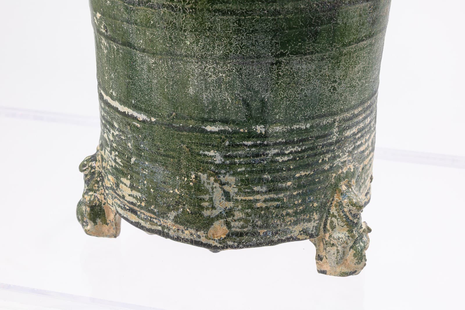Eastern Han Dynasty Green Glazed Granary Jar (Mingqi), 25–220 CE - Thumbnail 6
