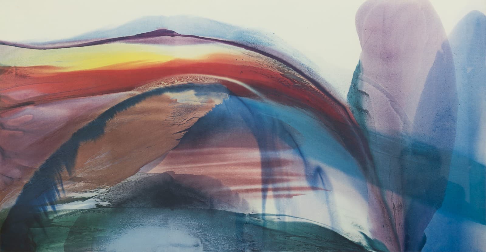 Paul Jenkins Palm Springs Desert Museum 1980–81 Original Lithographic Exhibition - Thumbnail 2