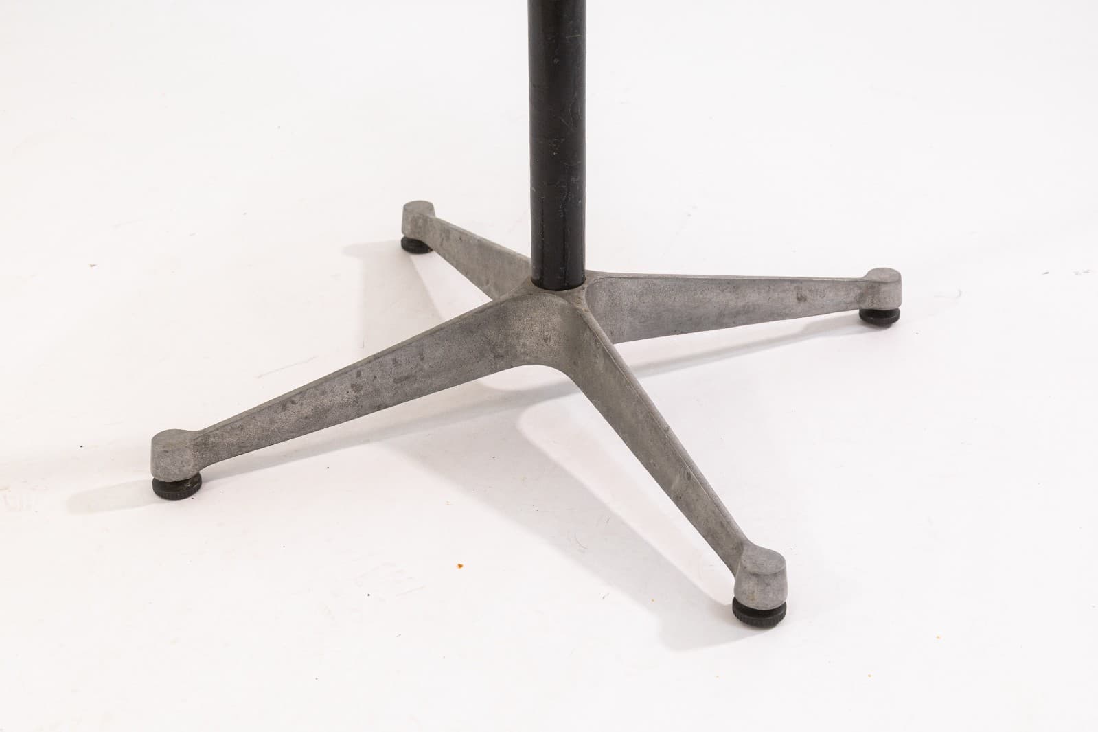 Herman Miller Side Table Wood Top with Metal Base Modern Furniture Design - Thumbnail 6
