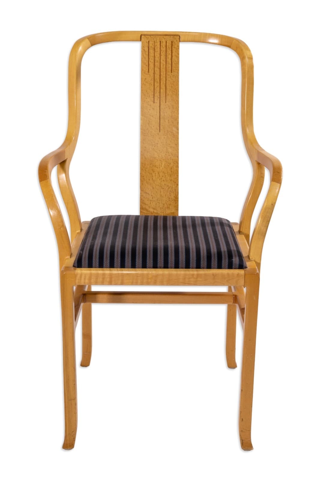 Set Of 6 Michael Taylor For Baker Furniture Wooden Armchairs - Thumbnail 2