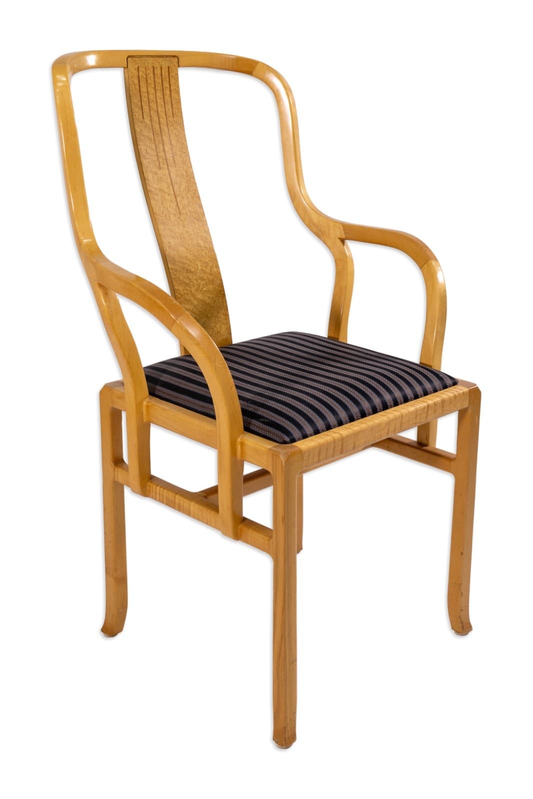 Set Of 6 Michael Taylor For Baker Furniture Wooden Armchairs - Thumbnail 3