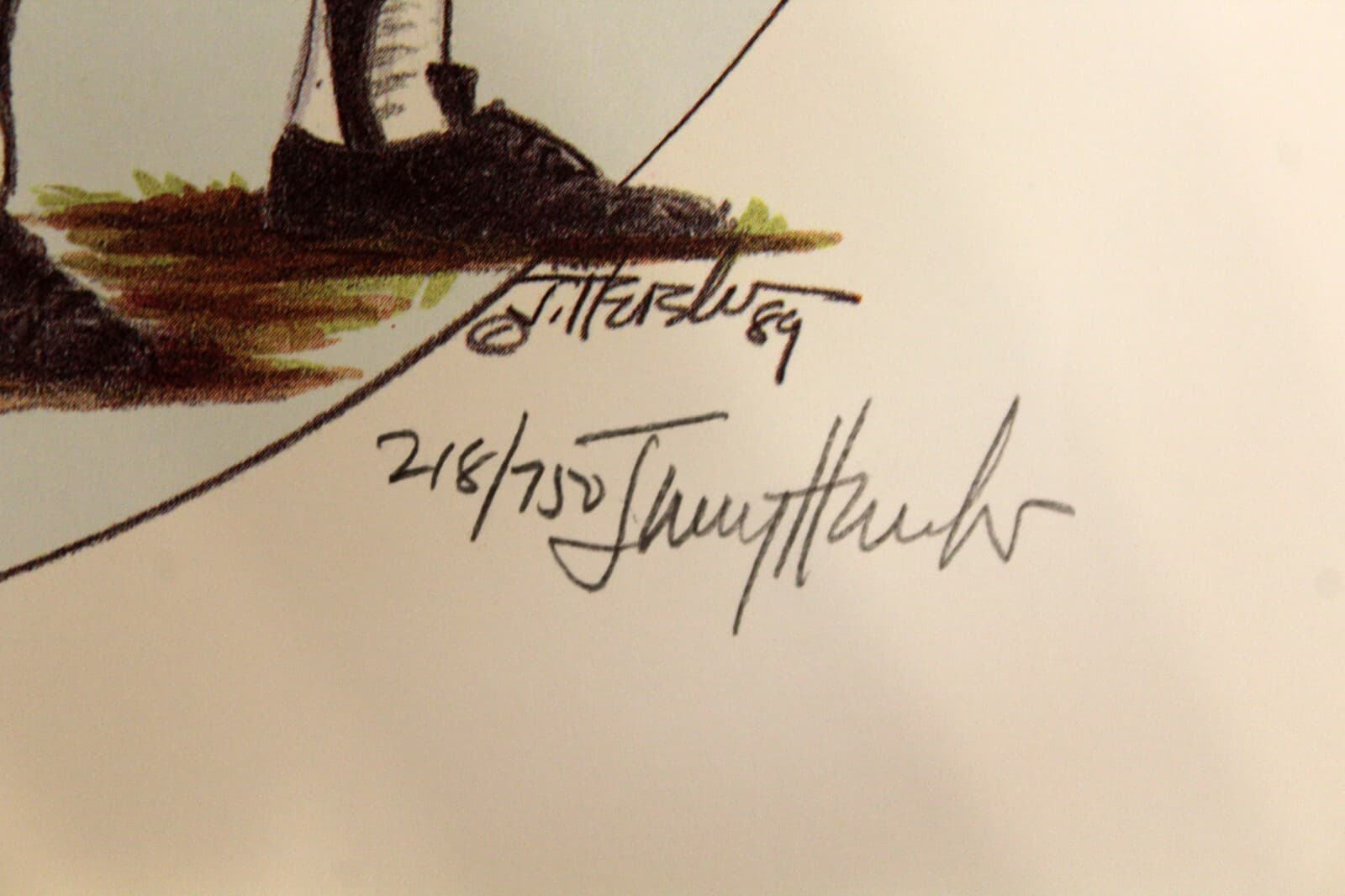 Jerry Hersh Baseball Memorabilia Lithograph Brooks Robinson Signed 218/750 Unfra - Thumbnail 3