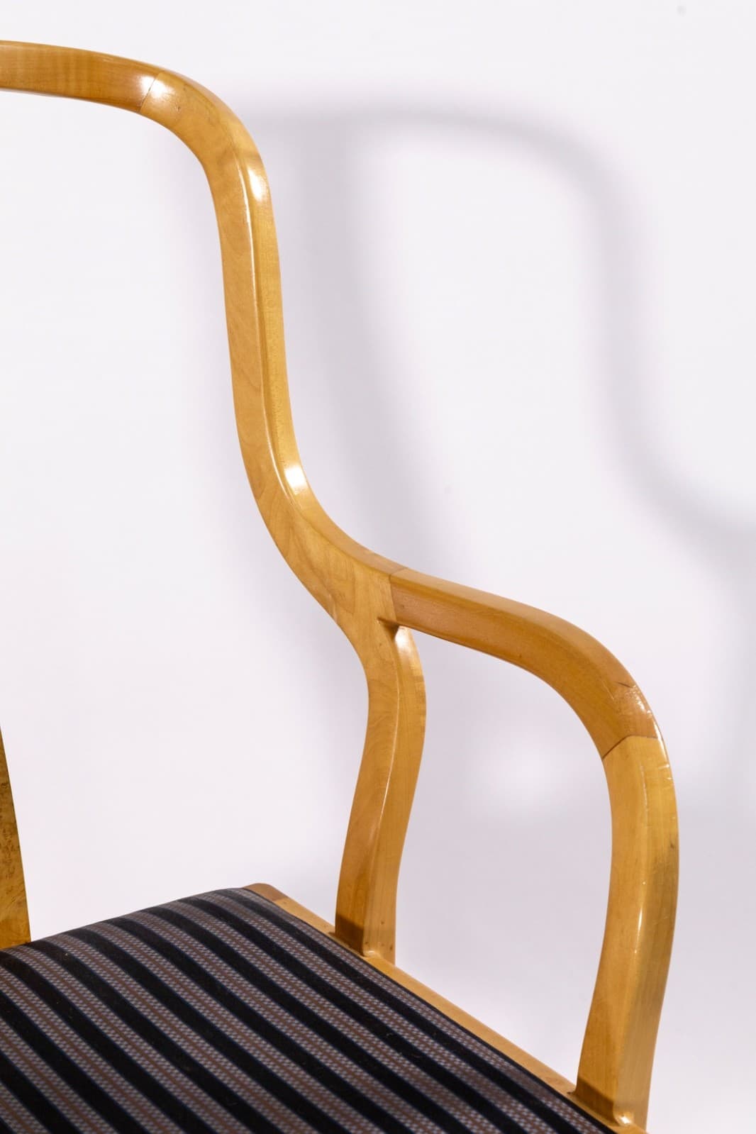 Set Of 6 Michael Taylor For Baker Furniture Wooden Armchairs - Thumbnail 7