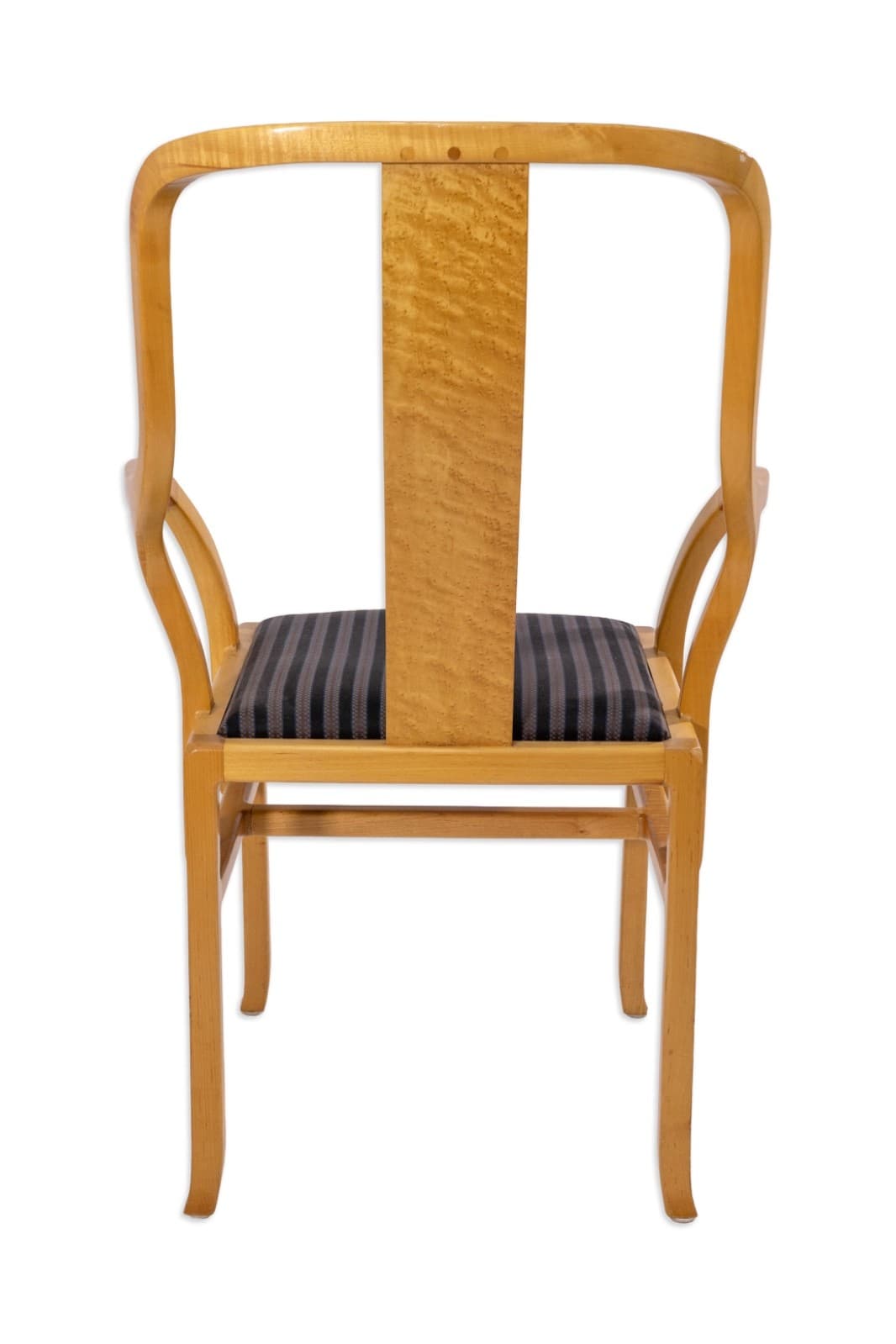 Set Of 6 Michael Taylor For Baker Furniture Wooden Armchairs - Thumbnail 5