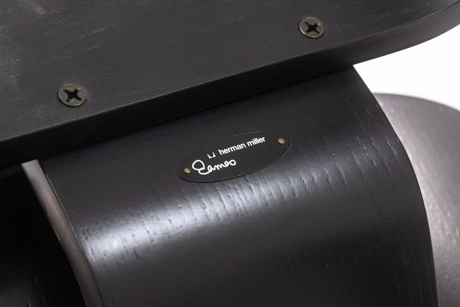 Charles & Ray Eames for Herman Miller DCW Chair Black Finish c. 2000s MCM - Thumbnail 10