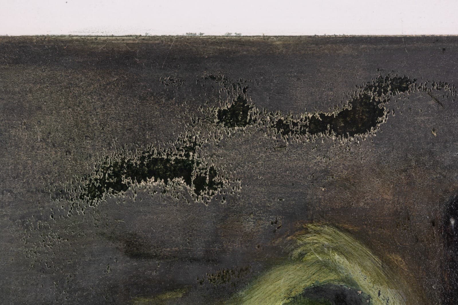 Barbara Goodman For Betty Signed Abstract Figurative Oil Painting on Paper 1994 - Thumbnail 3