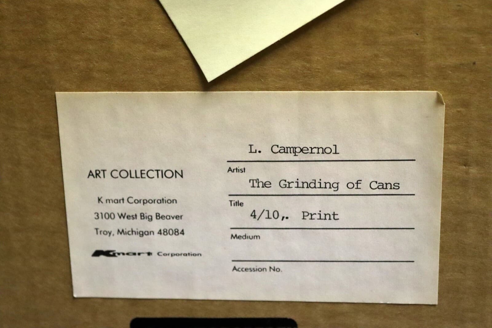 L Campernol The Grinding Cans Black & White Modern Serigraph Print 4/10 - Thumbnail 4