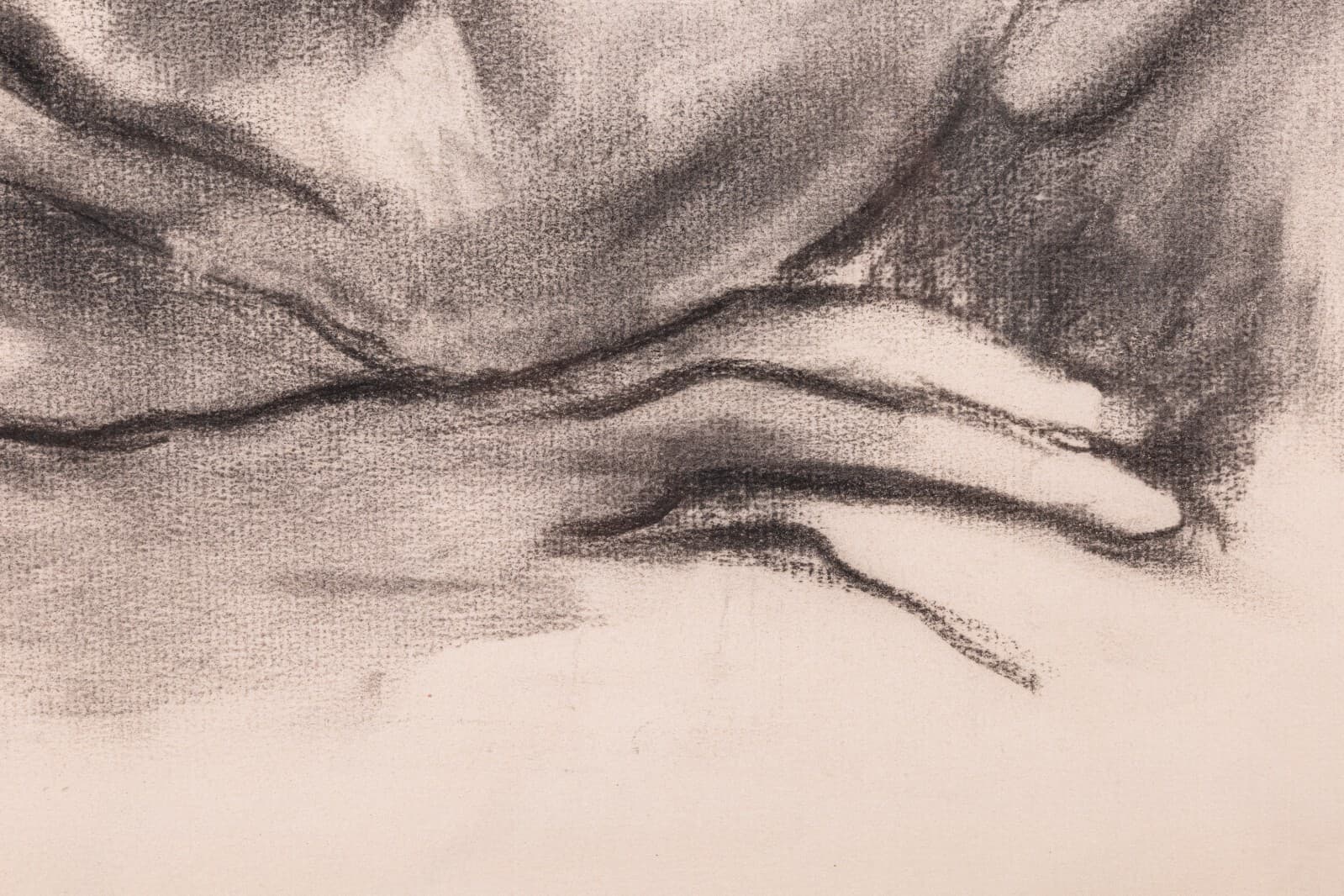 Betty Woodward-Bosley Signed Modern Figurative Graphite Drawing on Paper Framed - Thumbnail 6