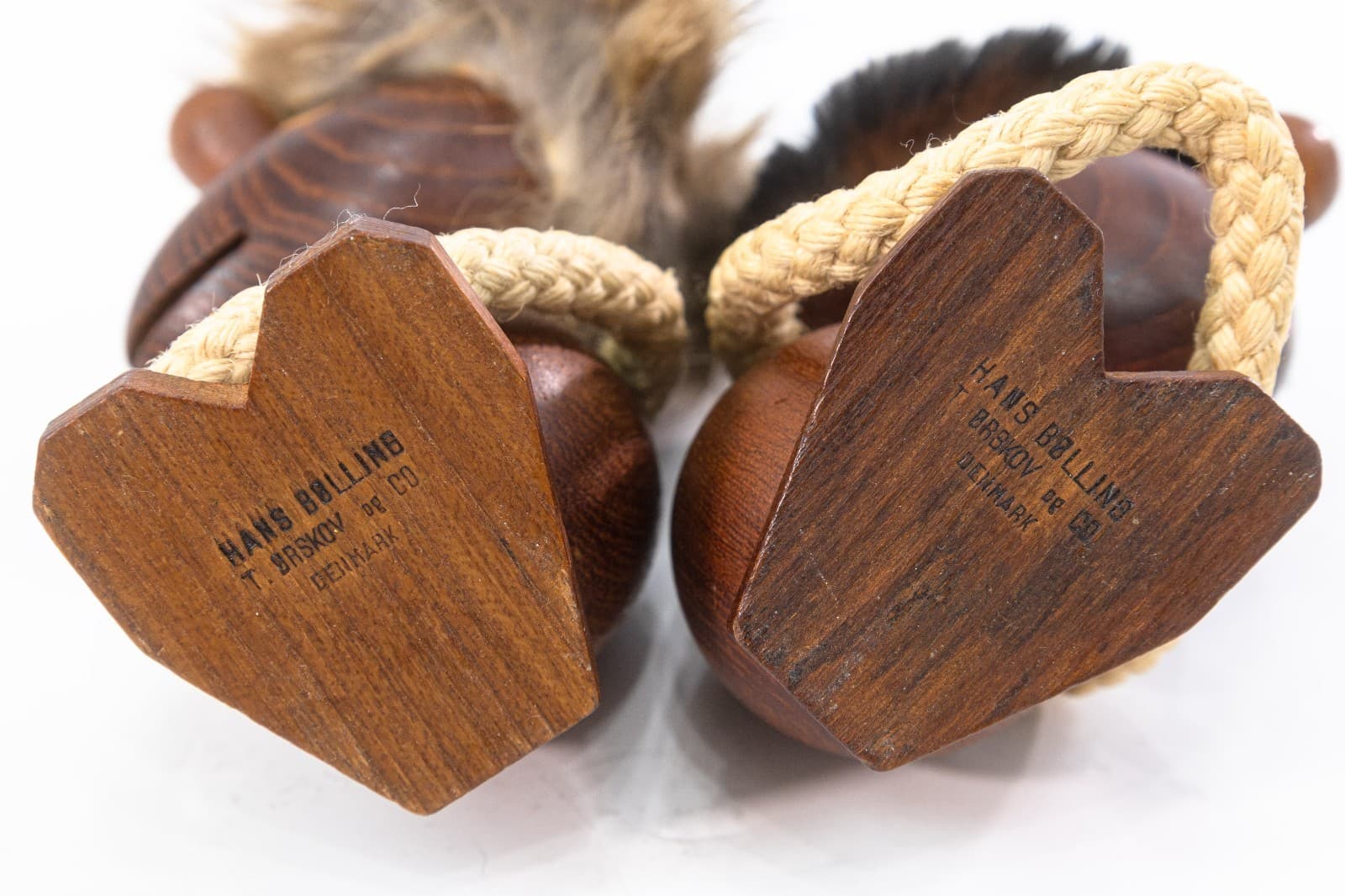 Vintage Hans Bolling x Torben Orskov Optimism & Pessimism Danish Teak Figurines - Thumbnail 7