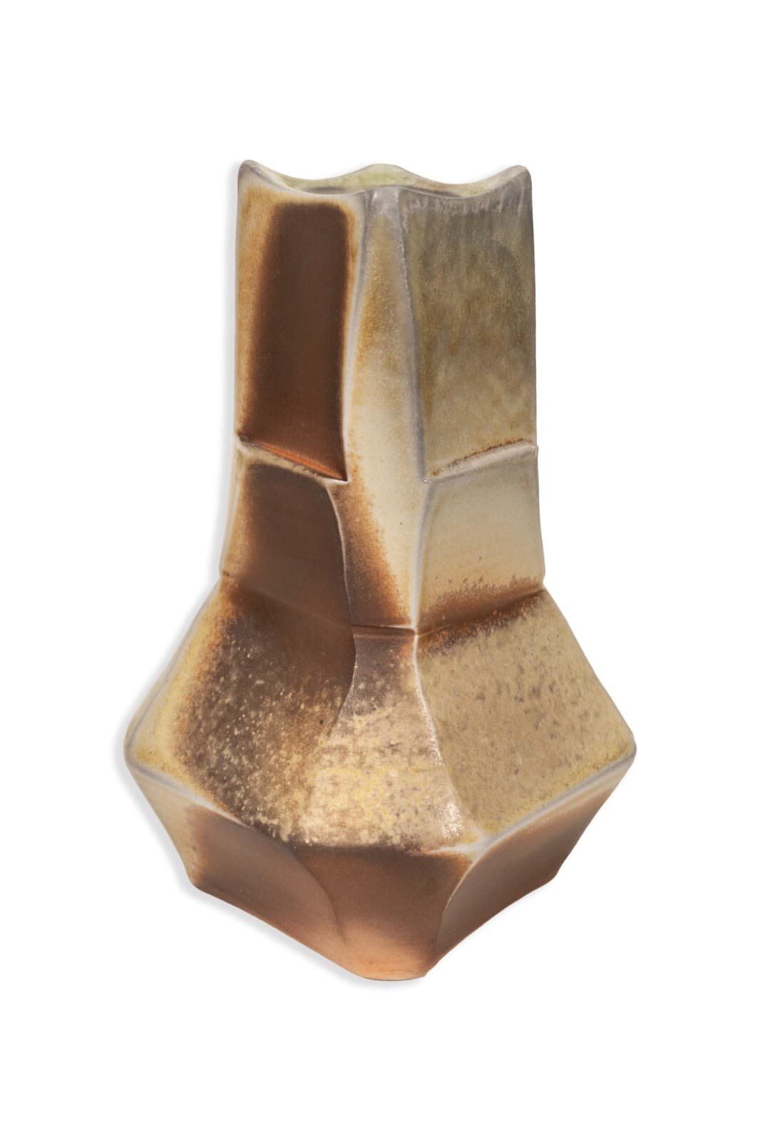 Benjamin Maier Signed Ceramic Cubist Vase or Vessel Contemporary Art Studio Art - Thumbnail 3