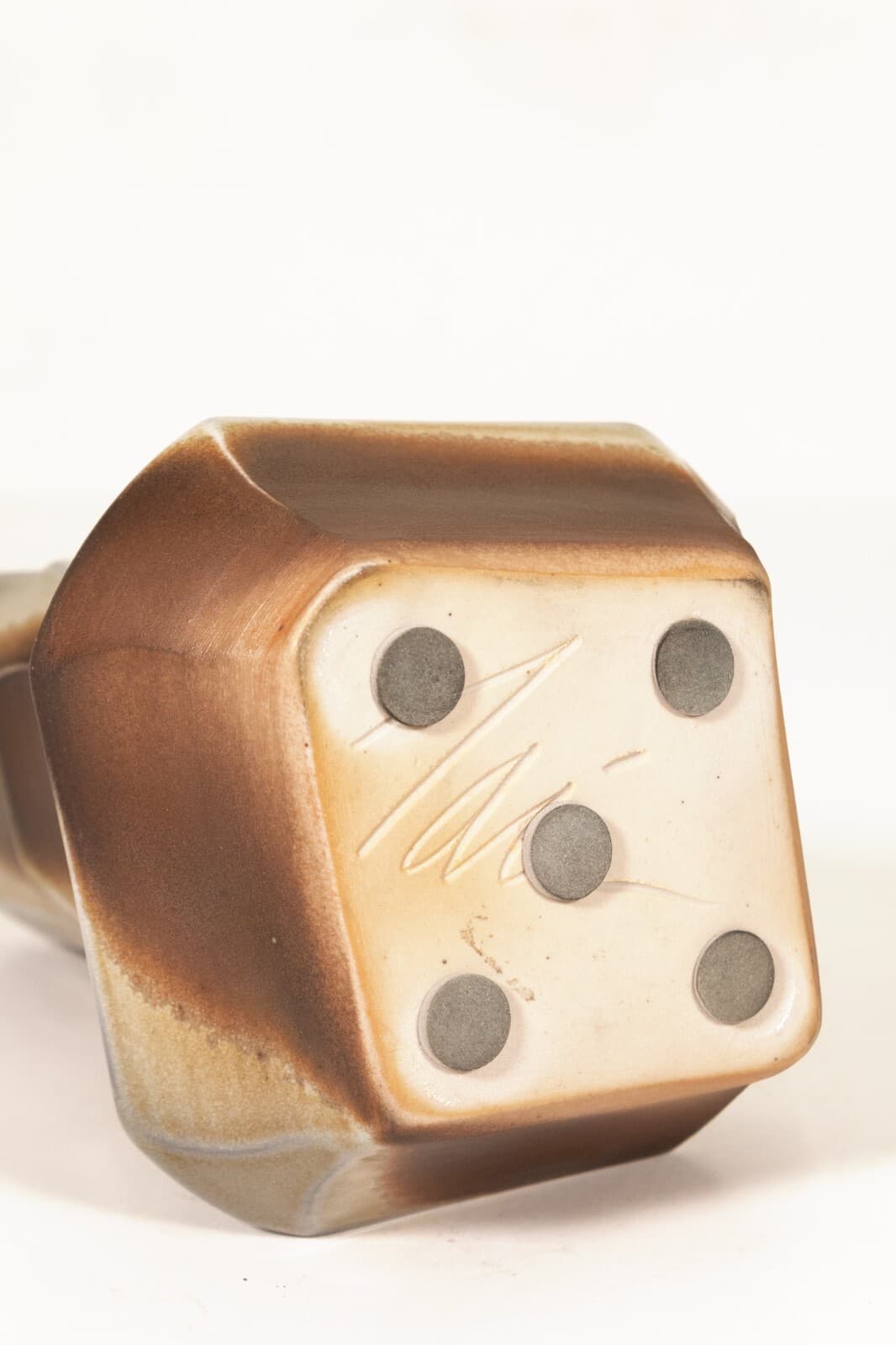 Benjamin Maier Signed Ceramic Cubist Vase or Vessel Contemporary Art Studio Art - Thumbnail 4