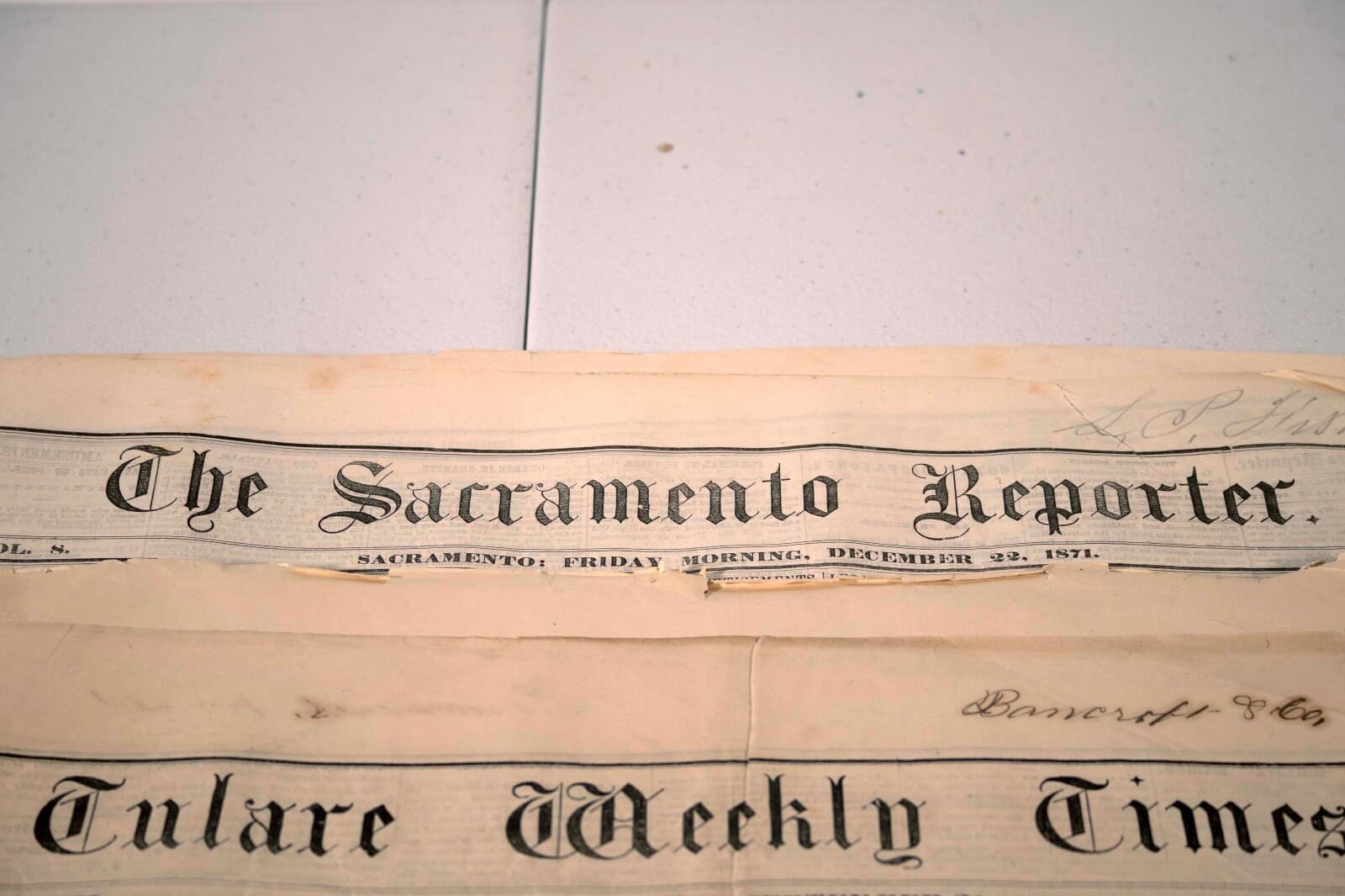 Antique The Sacramento Reporter, Tulane Weekly Times & The Willows Journal Paper - Thumbnail 4