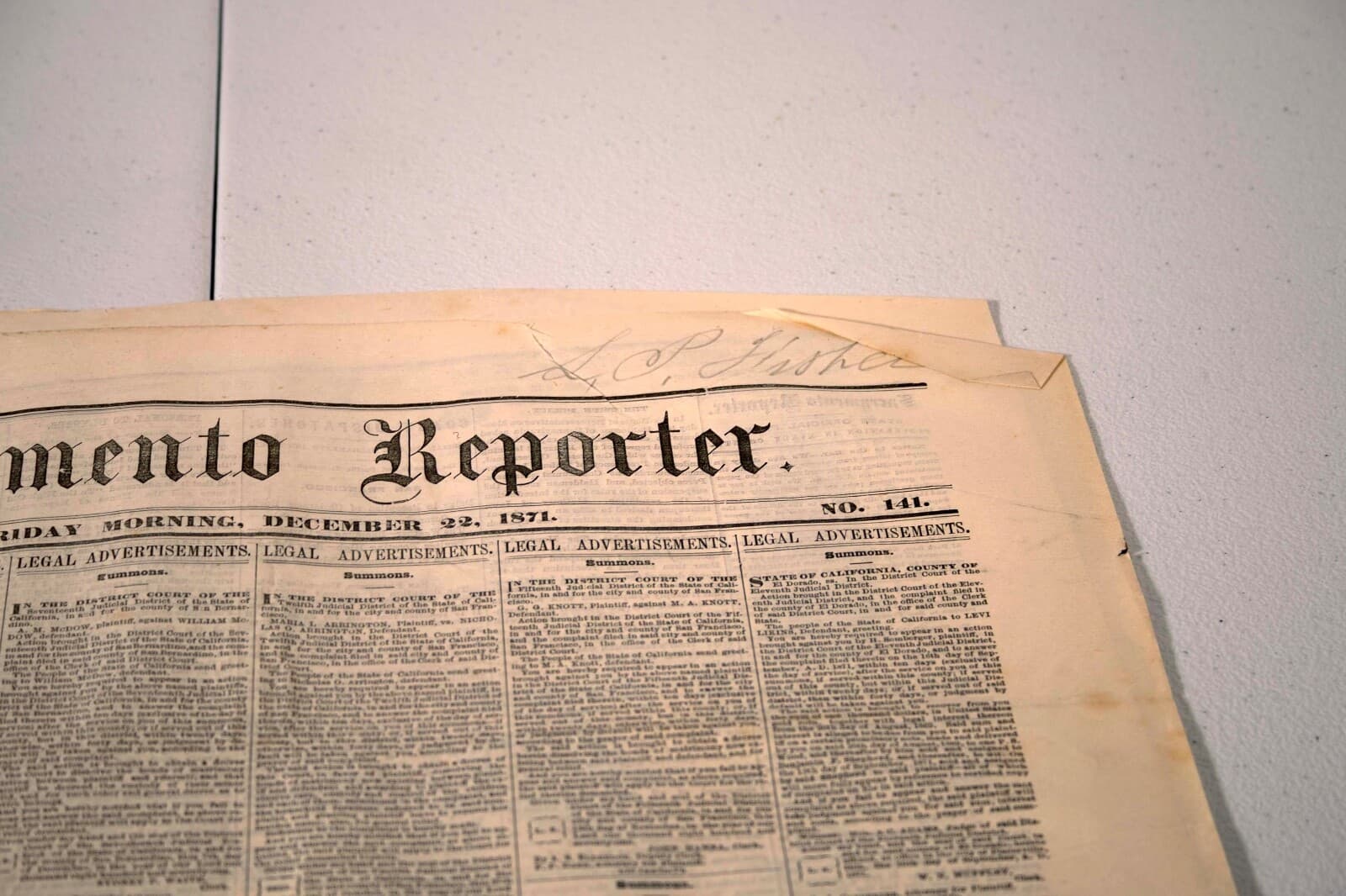 Antique The Sacramento Reporter, Tulane Weekly Times & The Willows Journal Paper - Thumbnail 9