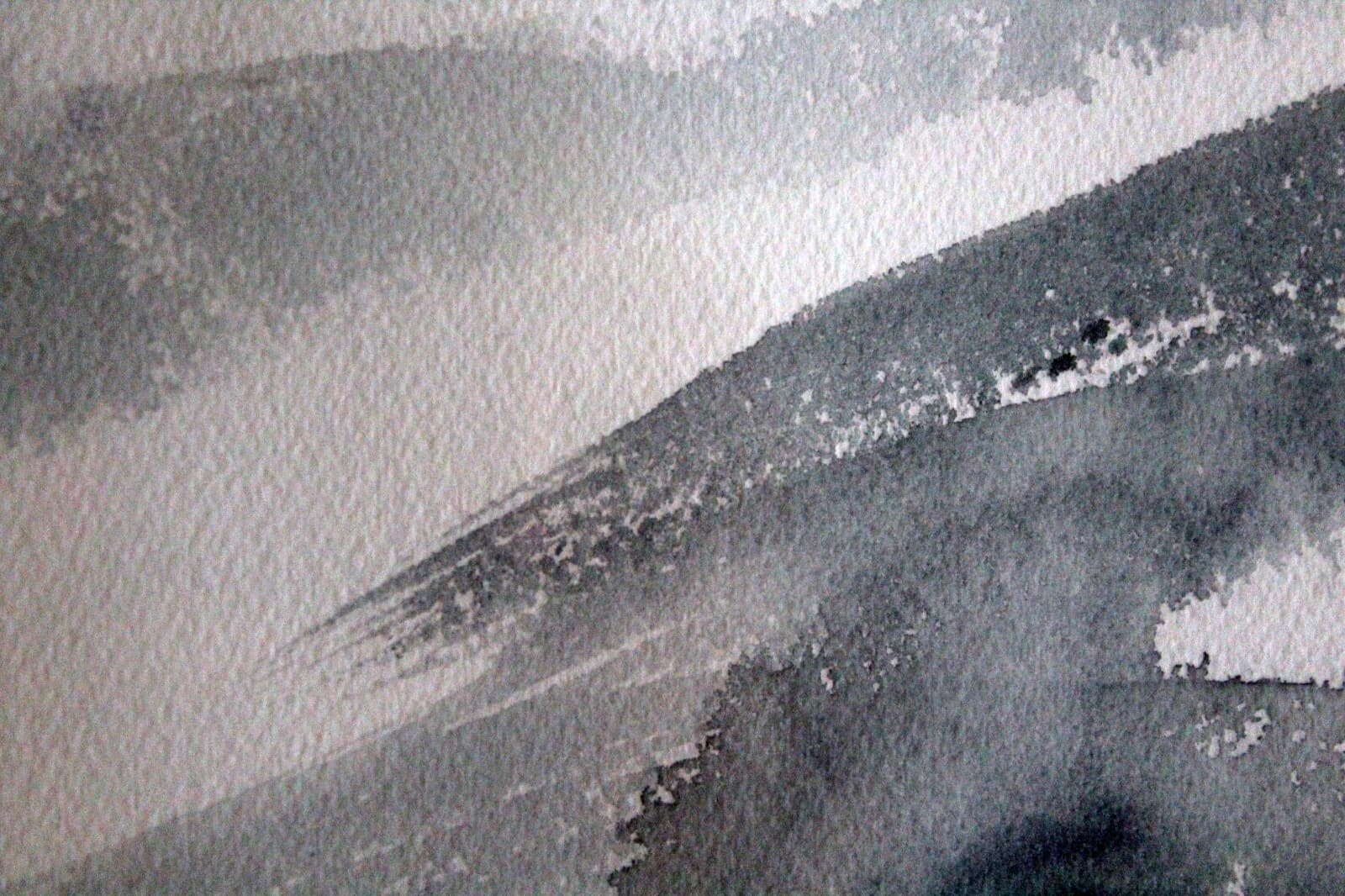 Robert E Woide Untitled Landscape Signed Original Watercolor Framed - Thumbnail 5