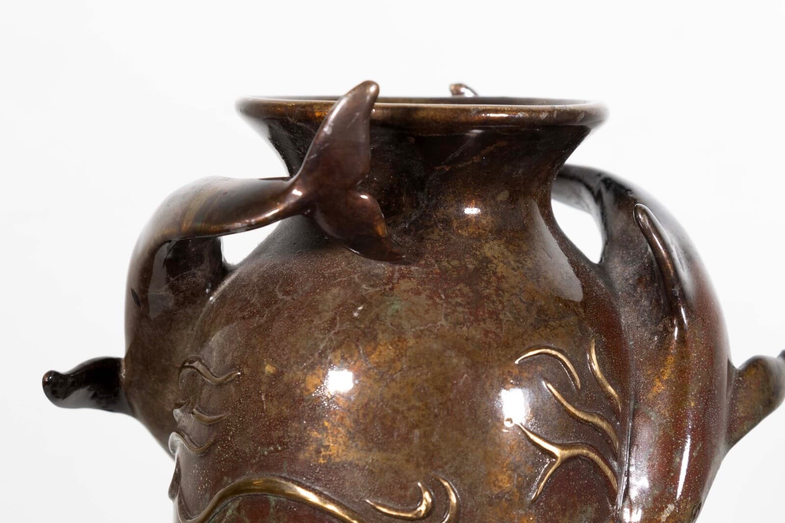 Joseph Quillian Mystic Encounter Signed Contemporary Studio Bronze Sculpture - Thumbnail 8
