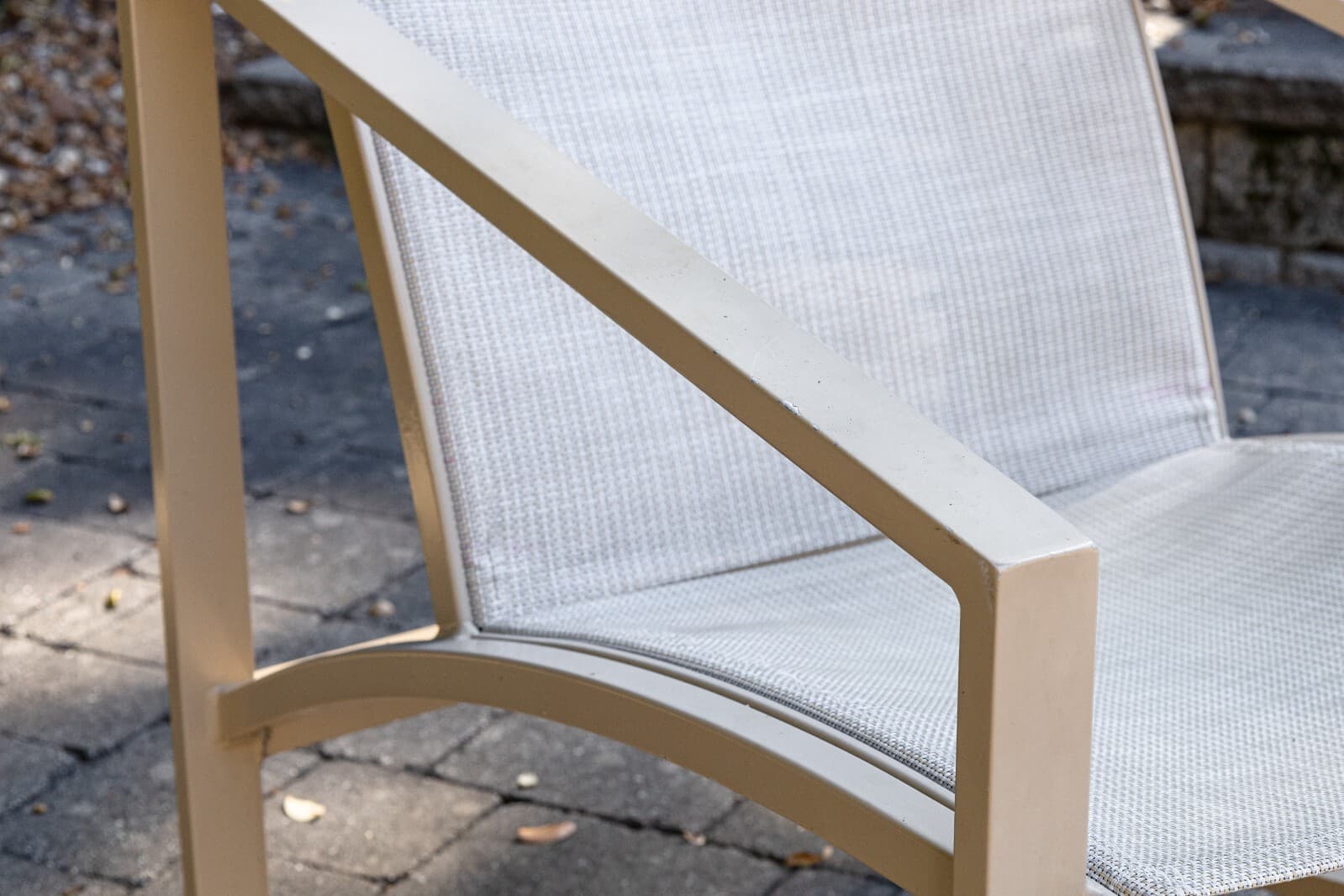 Set of 4 Pavilion Aventura Patio Armchairs with Pair of Ottomans and Side Tables - Thumbnail 14