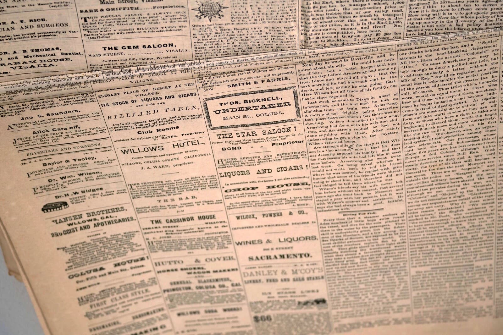 Antique The Sacramento Reporter, Tulane Weekly Times & The Willows Journal Paper - Thumbnail 7