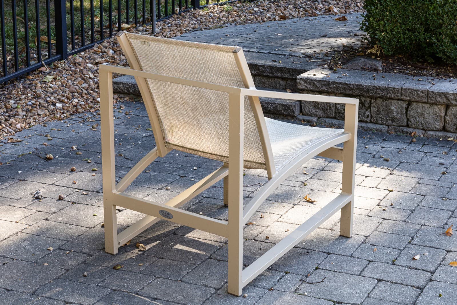 Set of 4 Pavilion Aventura Patio Armchairs with Pair of Ottomans and Side Tables - Thumbnail 11