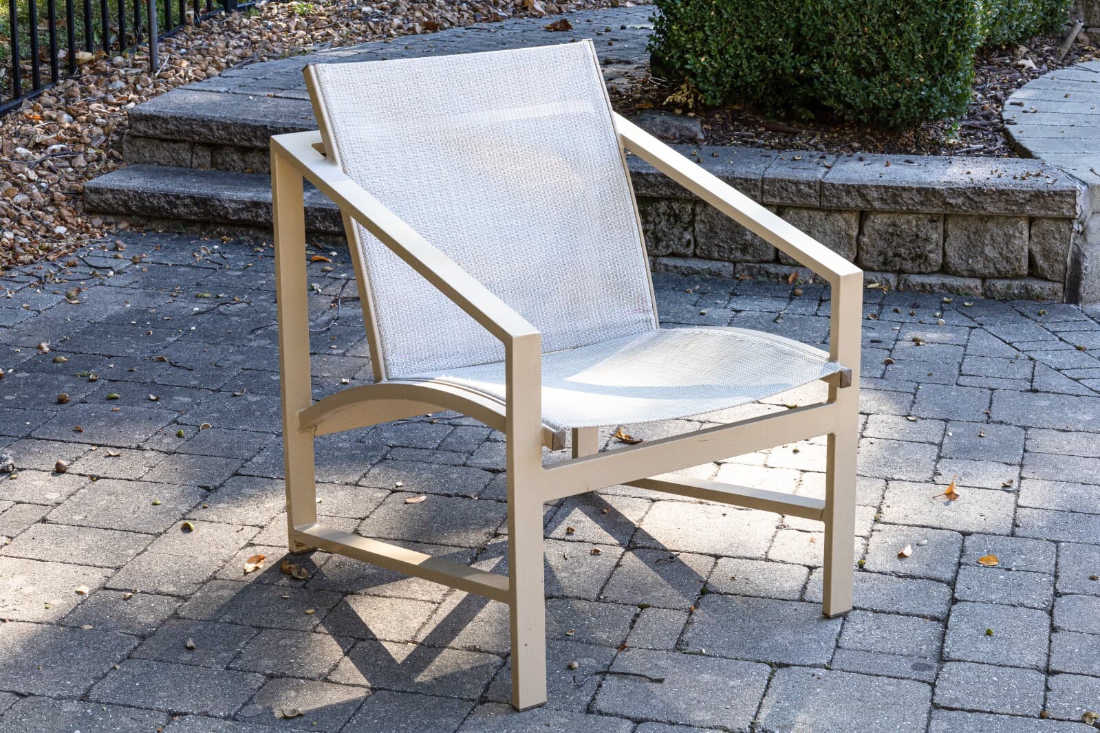 Set of 4 Pavilion Aventura Patio Armchairs with Pair of Ottomans and Side Tables - Thumbnail 8