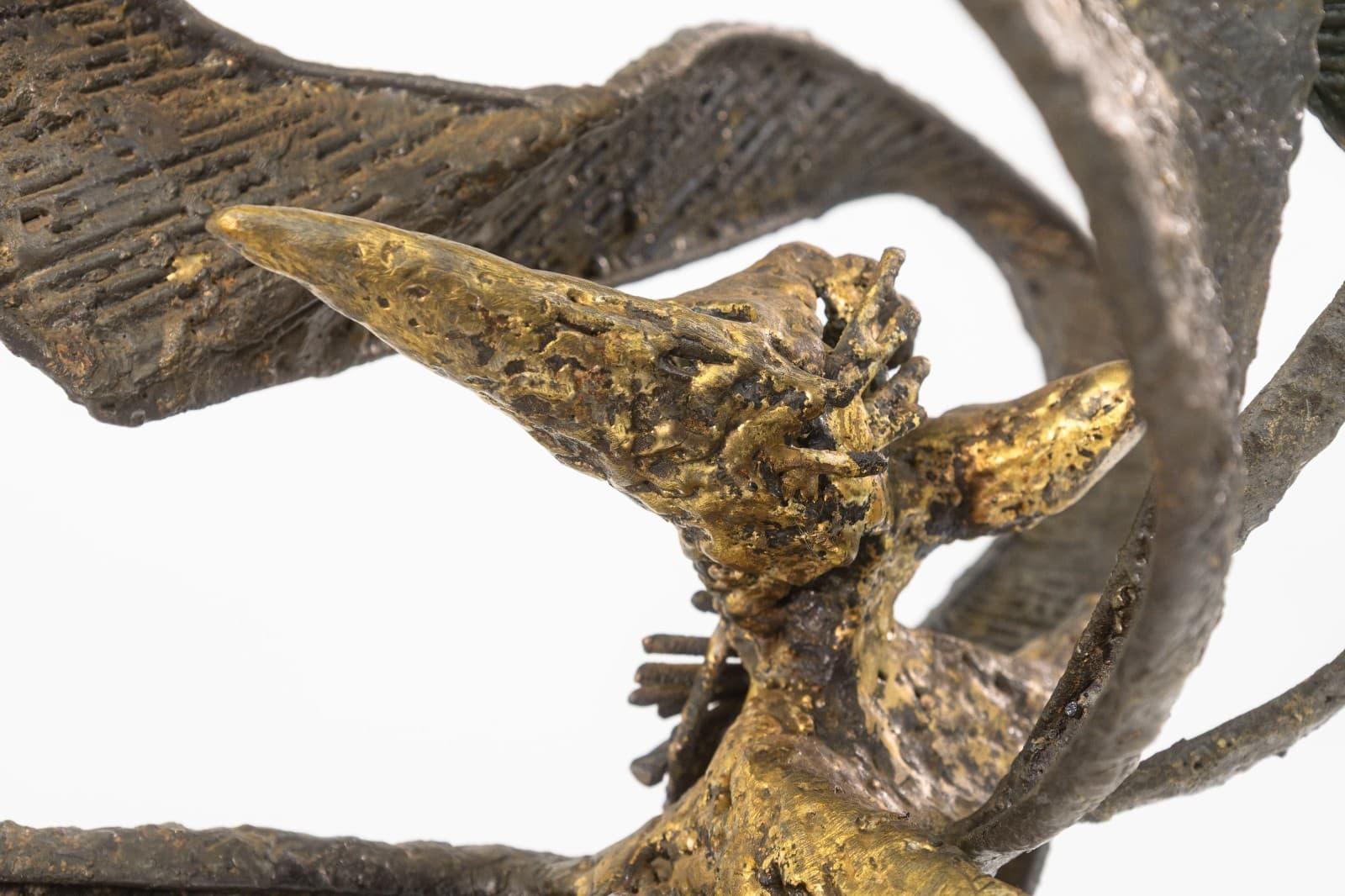 James Herman - Untitled 1965 Signed Abstract Bronze Brutalist Modern Sculpture - Thumbnail 3