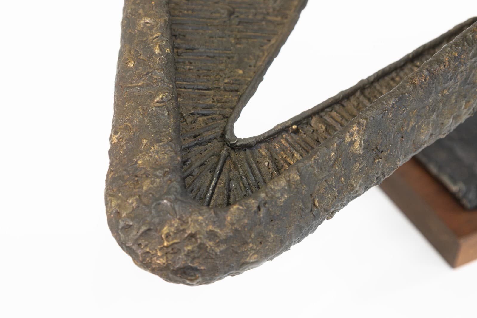 James Herman - Untitled 1965 Signed Abstract Bronze Brutalist Modern Sculpture - Thumbnail 6