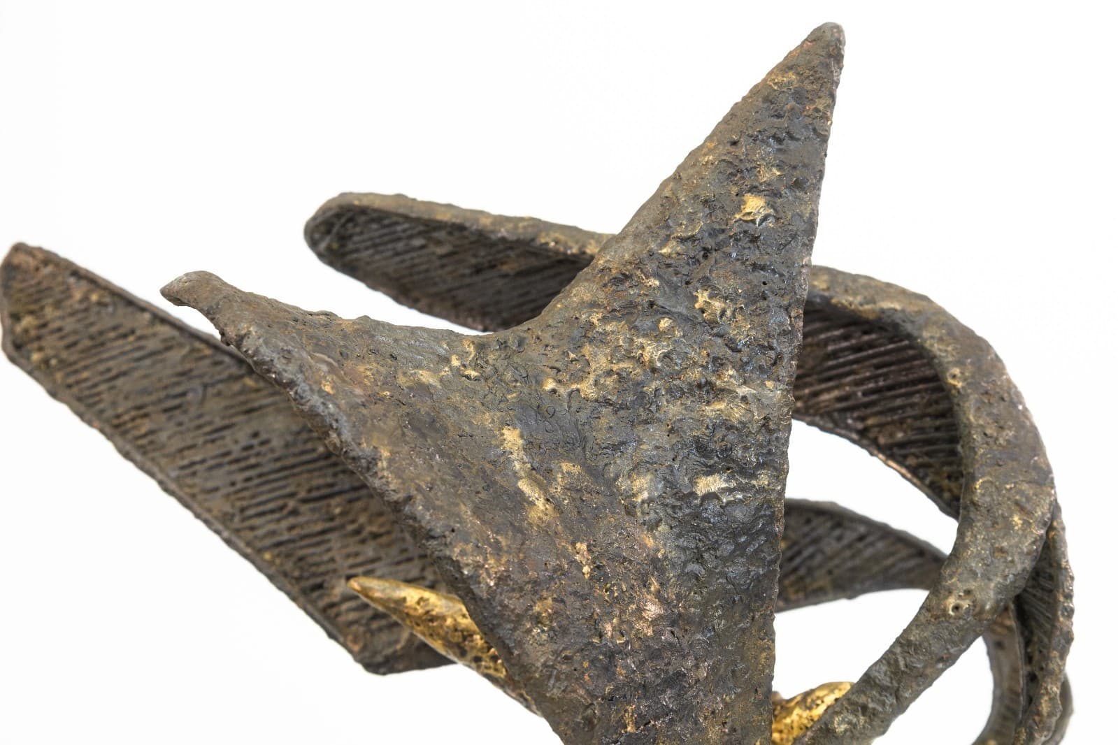 James Herman - Untitled 1965 Signed Abstract Bronze Brutalist Modern Sculpture - Thumbnail 5