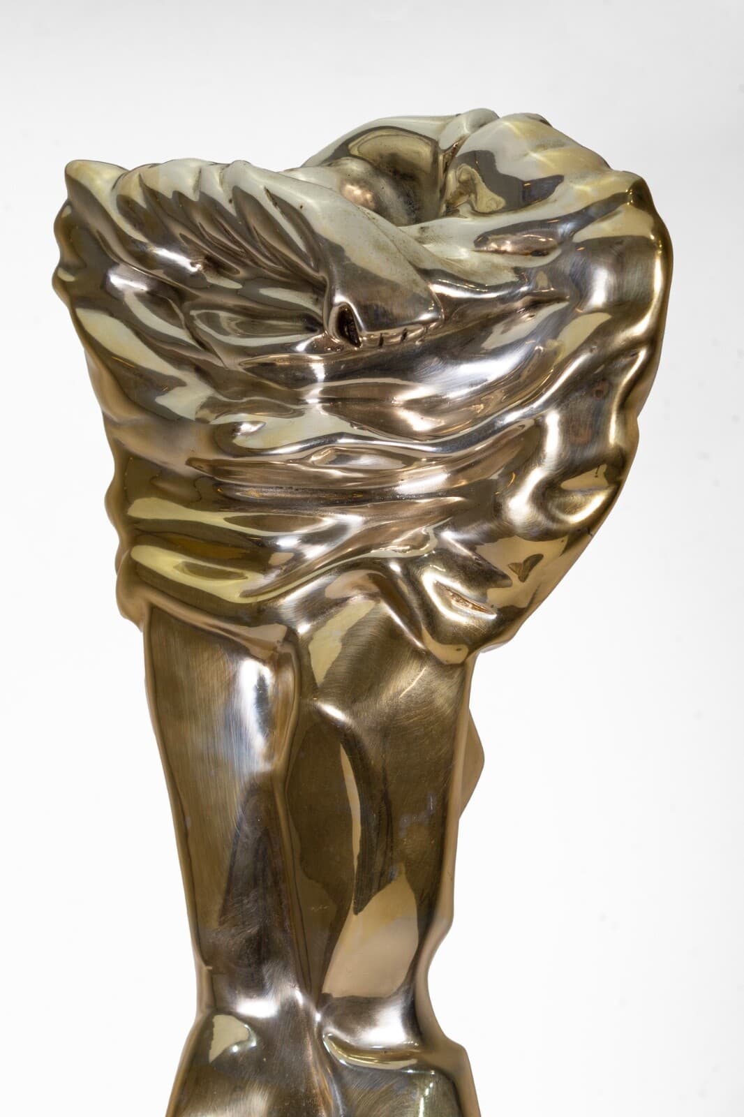 Oshra Michan D'Argenta Sensuality Signed Contemporary Figurative Sculpture 1990s - Thumbnail 4