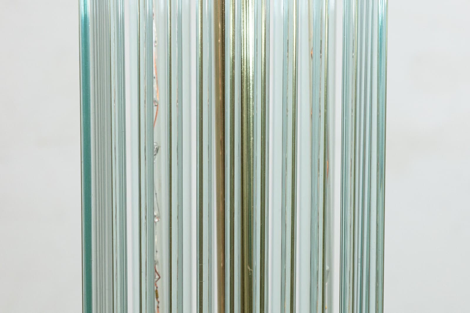 Pair of 1960s Gaetano Sciolari Brass and Glass Mid Century Modern Table Lamps - Thumbnail 8